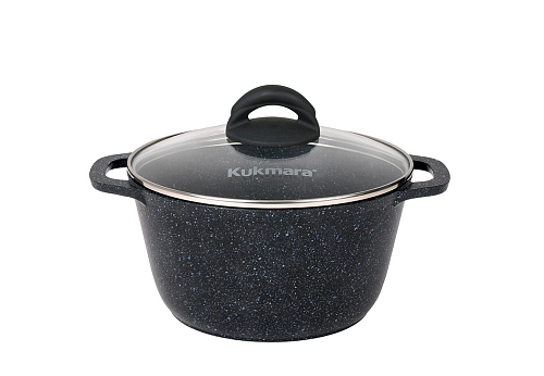 Кастрюля 3,5л с крышкой Granit black Кукмара Кастрюля 3,5л с крышкой Granit black Кукмара
