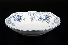 Салатник 25см Синие розы (3шт кор) Bernadotte