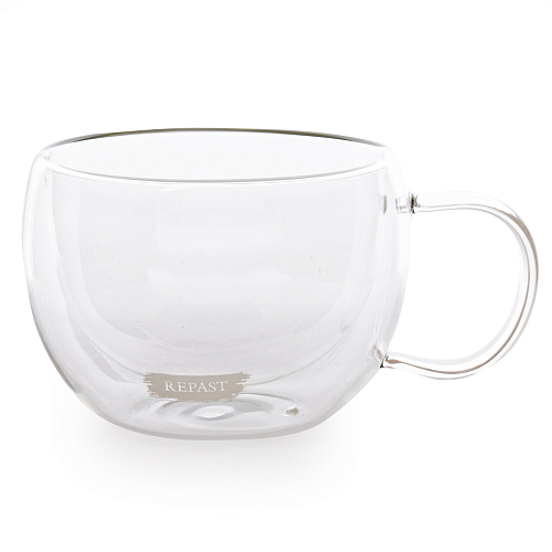 Набор кружек 300мл 2шт с двойным стеклом Double Wall Repast