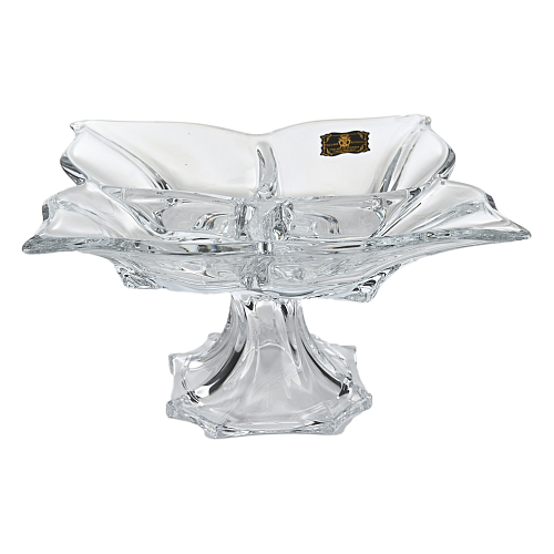 Кабаретница 36см на ножке Florale AS Crystal без золота