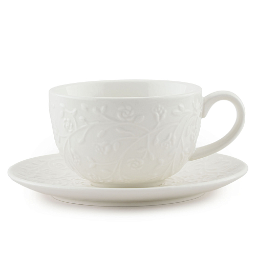 Набор чайных пар 300мл 2шт Веточки-цветочки Elan Gallery