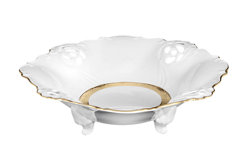 Фруктовница Барбарина 1шт Мария Луиза белая матовая