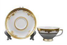 Набор чайных пар 155мл 6шт Creme Gold 9077 Falkenporzellan