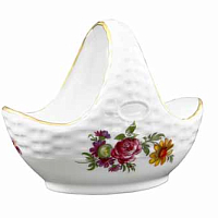 Корзинка 17см Мейсенский букет Queen's Crown