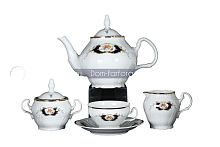 Сервиз чайный 6пер 15пр Синеглаз Bernadotte