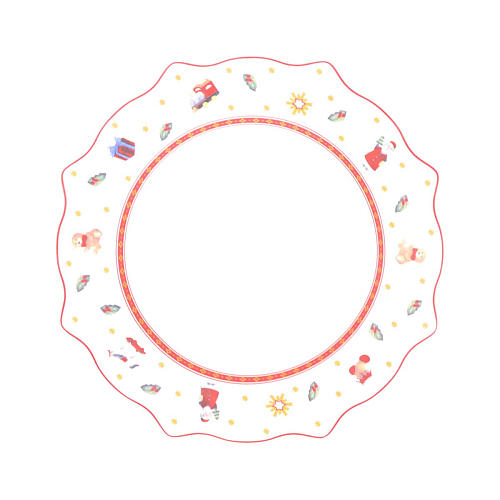 Тарелка 17см 1шт Toys Red Repast