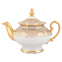 Чайник 0,9л 1шт Аристократ Бежевый лист Queen's Crown