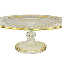 Тортница 32см н/н Diva Golden Rim AS Crystal