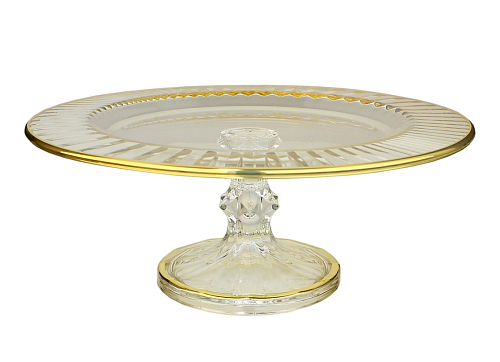 Тортница 32см н/н Diva Golden Rim AS Crystal