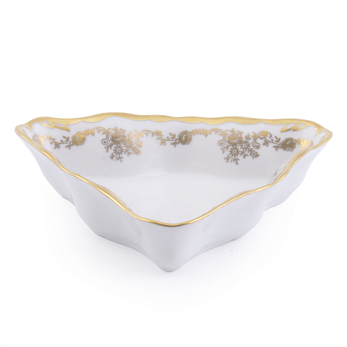 Салатник треугольный 19см 1шт Кастел Queen's Crown