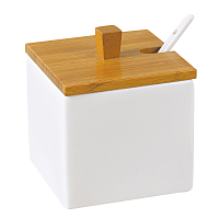 Банка для сыпучих продуктов с ложкой 11*11*12см 850мл Naturel Nouvelle Home