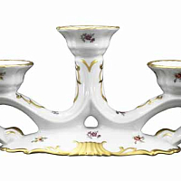 Подсвечник Мейсенский цветок Queen's Crown