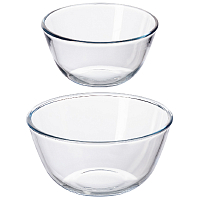 Набор салатников 21см 17см 2шт Crystal glass