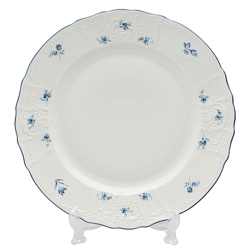 Блюдо круглое 32см Синий цветок Bernadotte