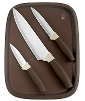 Набор кухонных ножей 4пр Mocco & Latte Rondell