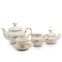 Сервиз чайный 6пер 15пр Анита слоновая кость Мария Луиза Thun