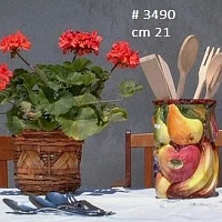 Подставка под кухонные инструменты 21см Фрукты Orgia