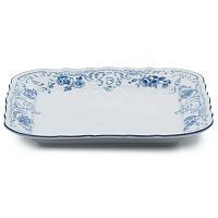 Поднос 26см Синие розы (6шт кор) Bernadotte