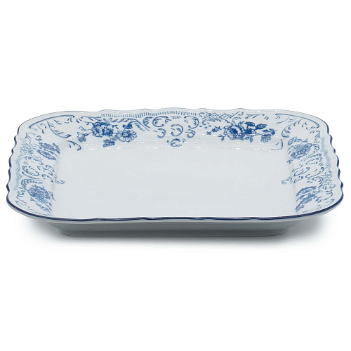 Поднос 26см Синие розы (6шт кор) Bernadotte Поднос 26см Синие розы (6шт кор) Bernadotte