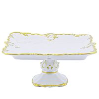 Поднос квадратный 32см на ножке Престиж Queen's Crown