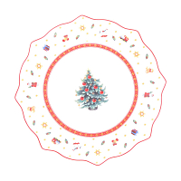Тарелка 21см 1шт Toys Red Repast