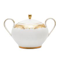 Супница с крышкой Favolla Creme Gold PBC Falkenporzellan
