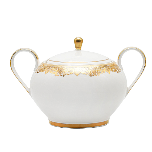 Супница с крышкой Favolla Creme Gold PBC Falkenporzellan