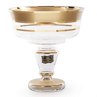 Конфетница 20см Матовая полоса Star Crystal