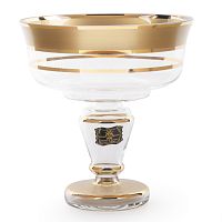 Конфетница 20см Матовая полоса Star Crystal