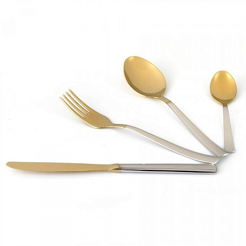 Набор столовых приборов 24 предмета Торжество частичное покрытие (111245) Набор столовых приборов 24 предмета Торжество частичное покрытие (111245)