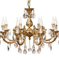 Люстра 8 рожковая золото Royal Bohemia