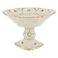 Конфетница н/н Мейсенский цветок слоновая кость Аристократ Queen's Crown