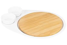 Набор для сервировки сыра с разд доской 2 соусника Айсберг Elan Gallery