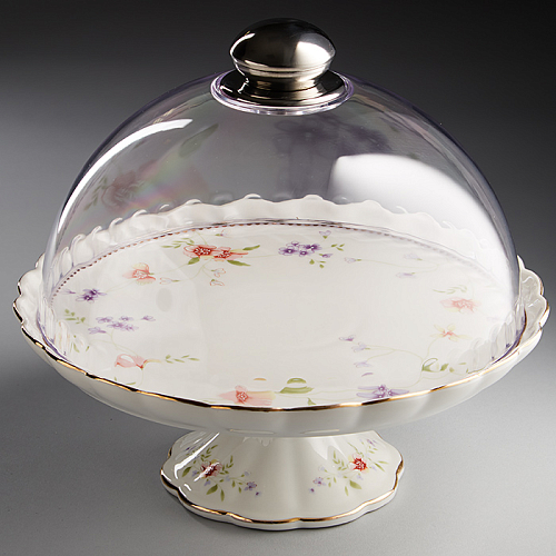 Тортница с крышкой 22см Флориана