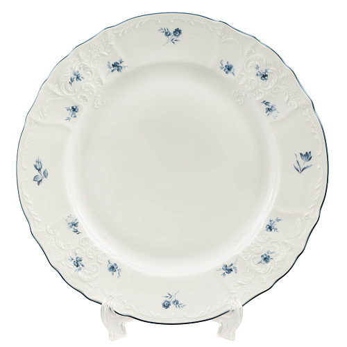 Блюдо овальное 26см Синий цветок Bernadotte