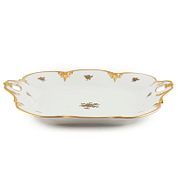 Поднос 32см Золотая Роза Queen's Crown