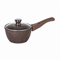 Ковш 1,7л со стек крышкой Гранит brown Мечта