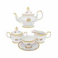 Сервиз чайный 6пер 15пр Золотая Роза Queen's Crown