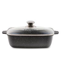 Жаровня квадр 26см Гранит black Induction Pro Мечта