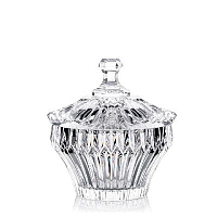 Конфетница 12см с крышкой хрусталь Crown Jewel Rogaska