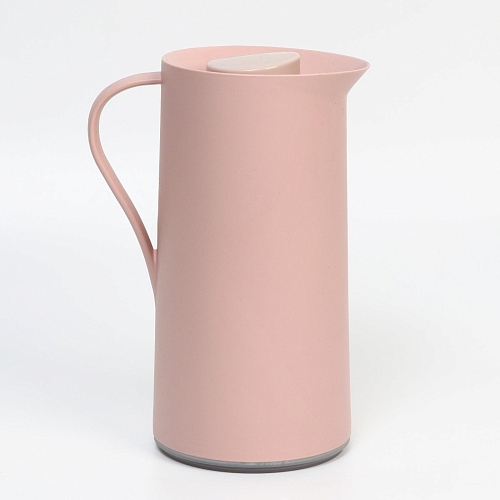 Термос-кофейник 1л, розовый