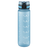 Бутылка для воды 1000мл Style Matte голубая
