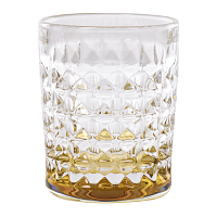 Набор стаканов 230мл 6шт Diamond Amber Crystalite Bohemia