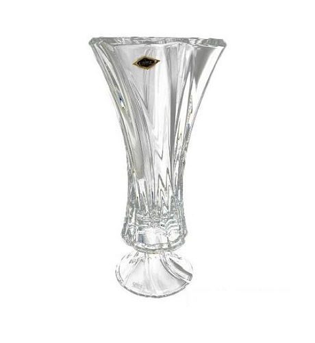 Ваза 40см на ножке Oklahoma Aurum Crystal