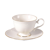 Набор чайных пар 6шт 200мл Aristocrat-Gold Noble