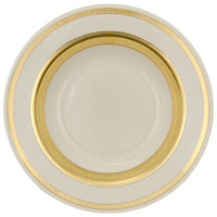 Набор тарелок суповых 23см 6шт Constanza Creme Gold 9321 Falkenporzellan 