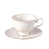 Набор чайных пар 6шт 200мл Aristocrat-Gold Noble