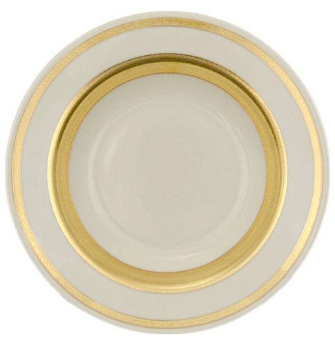 Набор тарелок суповых 23см 6шт Constanza Creme Gold 9321 Falkenporzellan 