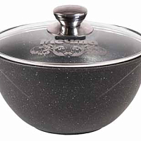 Казан 6л Гранит black Мечта