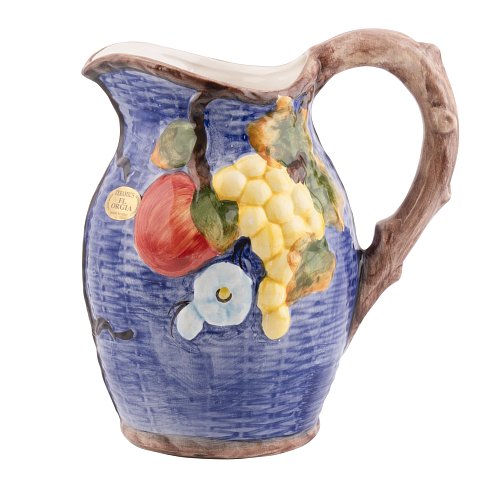 Кувшин 2л 25см голубой Фрукты Orgia
